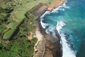 Poipu Bay 16th Bay Aerial
